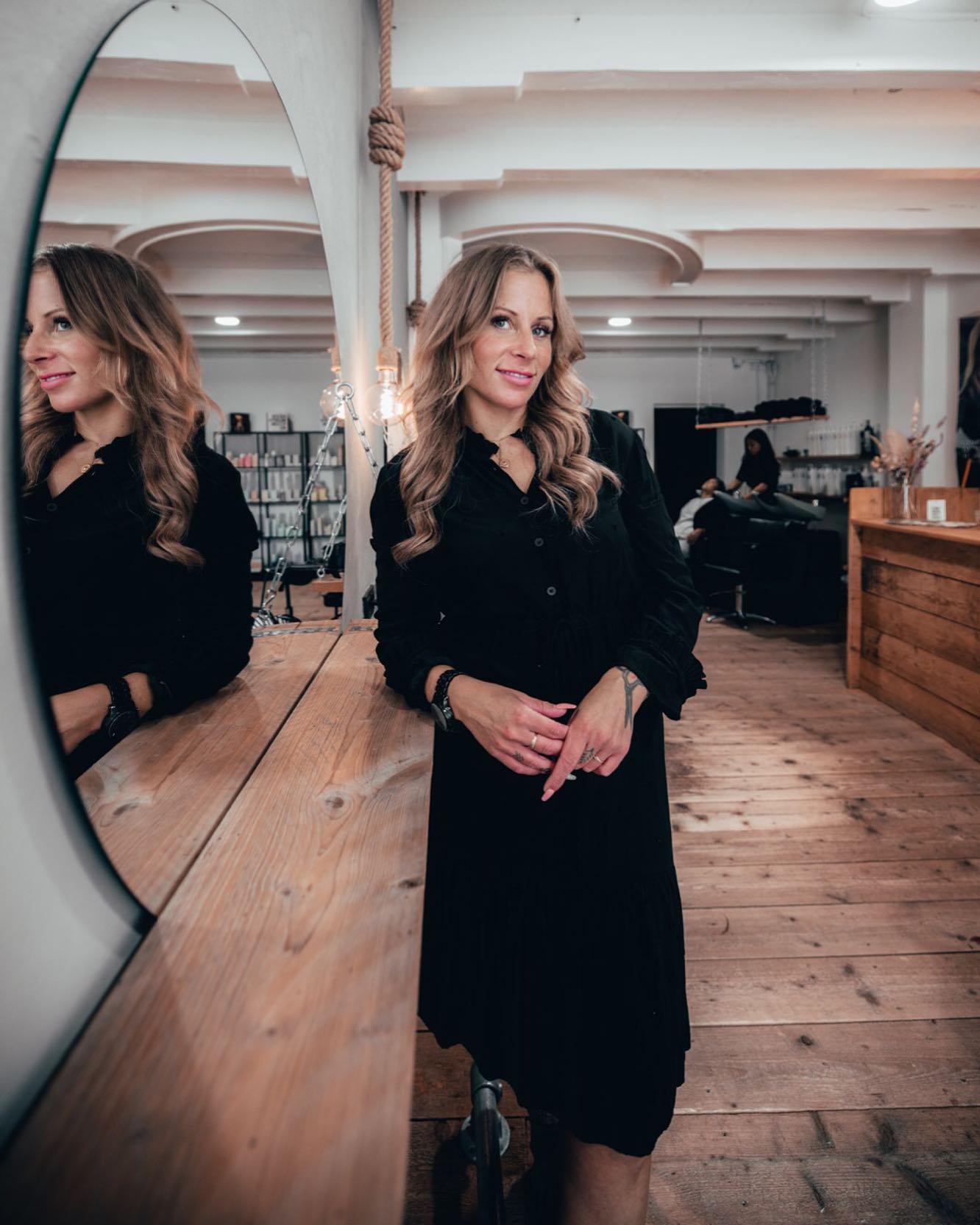 Aafke Bongertman in haar A-Line Salon in Middelburg